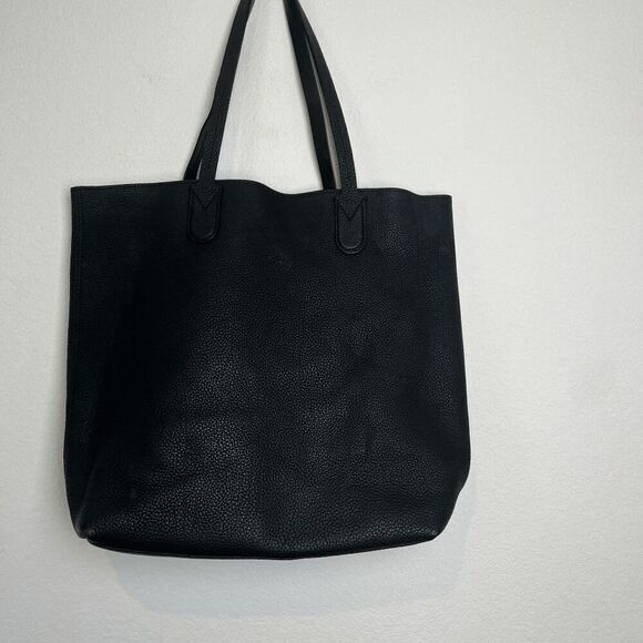 Longchamp Essential North/South Black Leather Tote Women's Purse - Picture 5 of 16